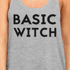 Basic Witch Womens Grey Tank Top