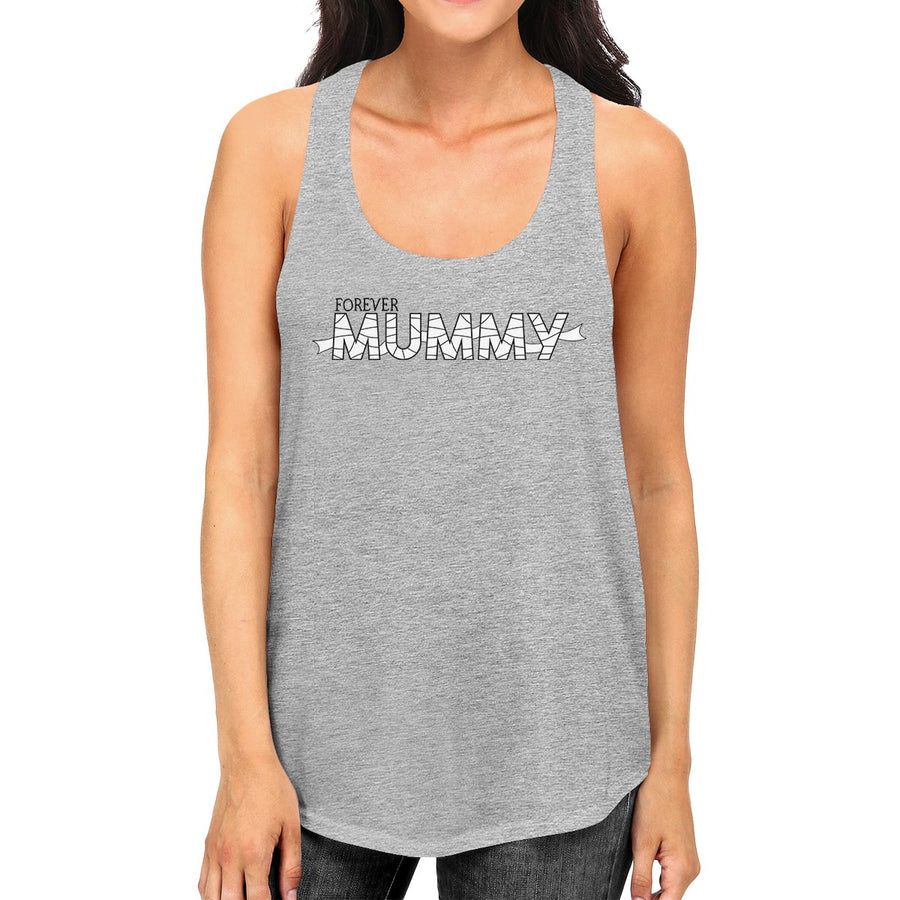 Forever Mummy Womens Grey Tank Top