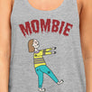 Mombie Sleep Deprived Still Alive Womens Grey Tank Top