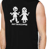 Must Have Coffee Zombies Mens Black Muscle Top