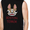 Boston Terror Terrier Mens Black Muscle Top