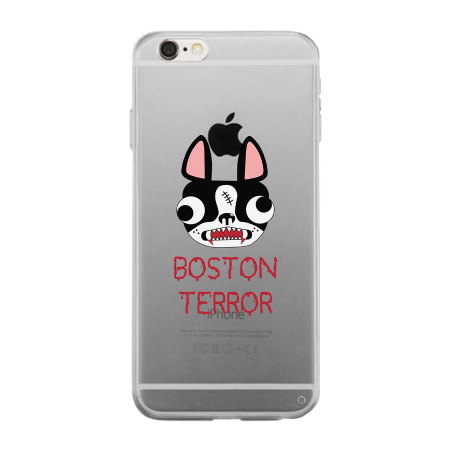 Boston Terror Terrier Clear Phone Case