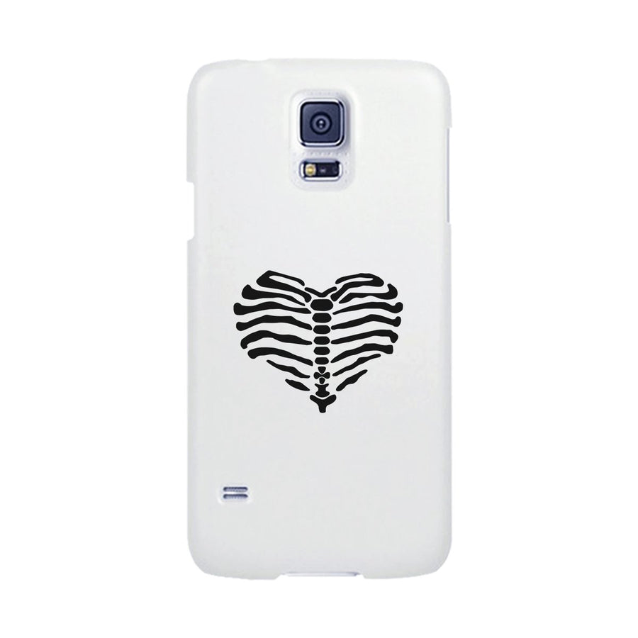 Skeleton Heart White Phone Case