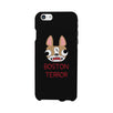 Boston Terror Terrier Black Phone Case