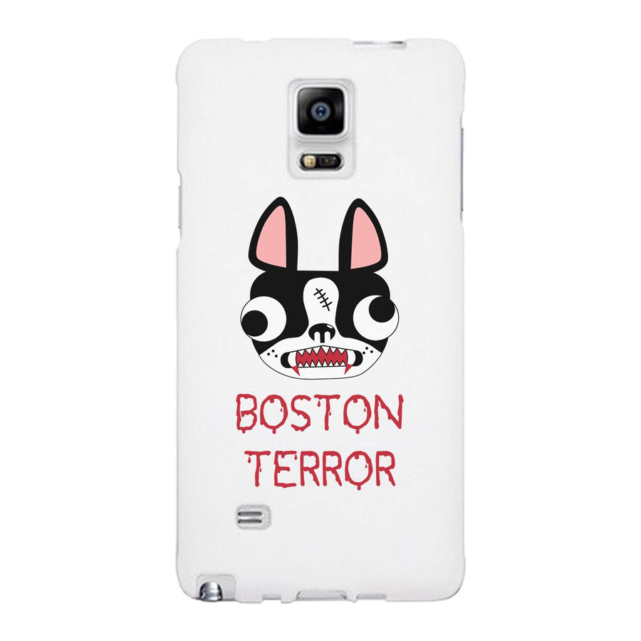 Boston Terror Terrier White Phone Case