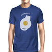 Meowgical Cat And Fried Egg Mens Royal Blue Shirt