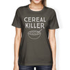 Cereal Killer Womens Dark Grey Shirt