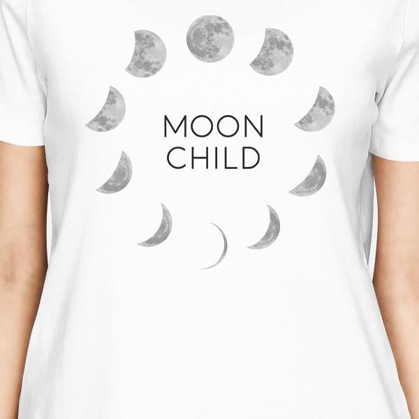 Moon Child Womens White Shirt