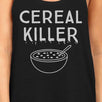 Cereal Killer Womens Black Tank Top