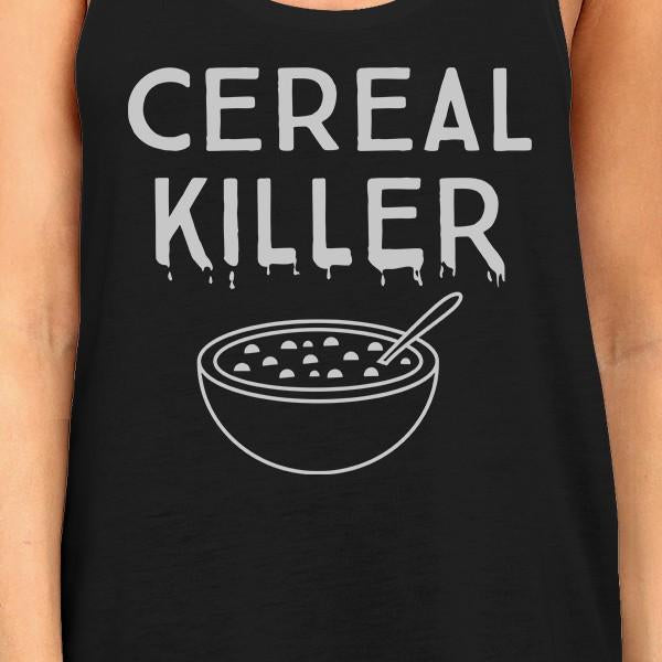 Cereal Killer Womens Black Tank Top