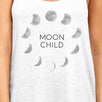 Moon Child Womens White Tank Top