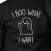 I Boo What I Want Ghost Black Sweatshirt