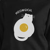 Meowgical Cat And Fried Egg Black Sweatshirt