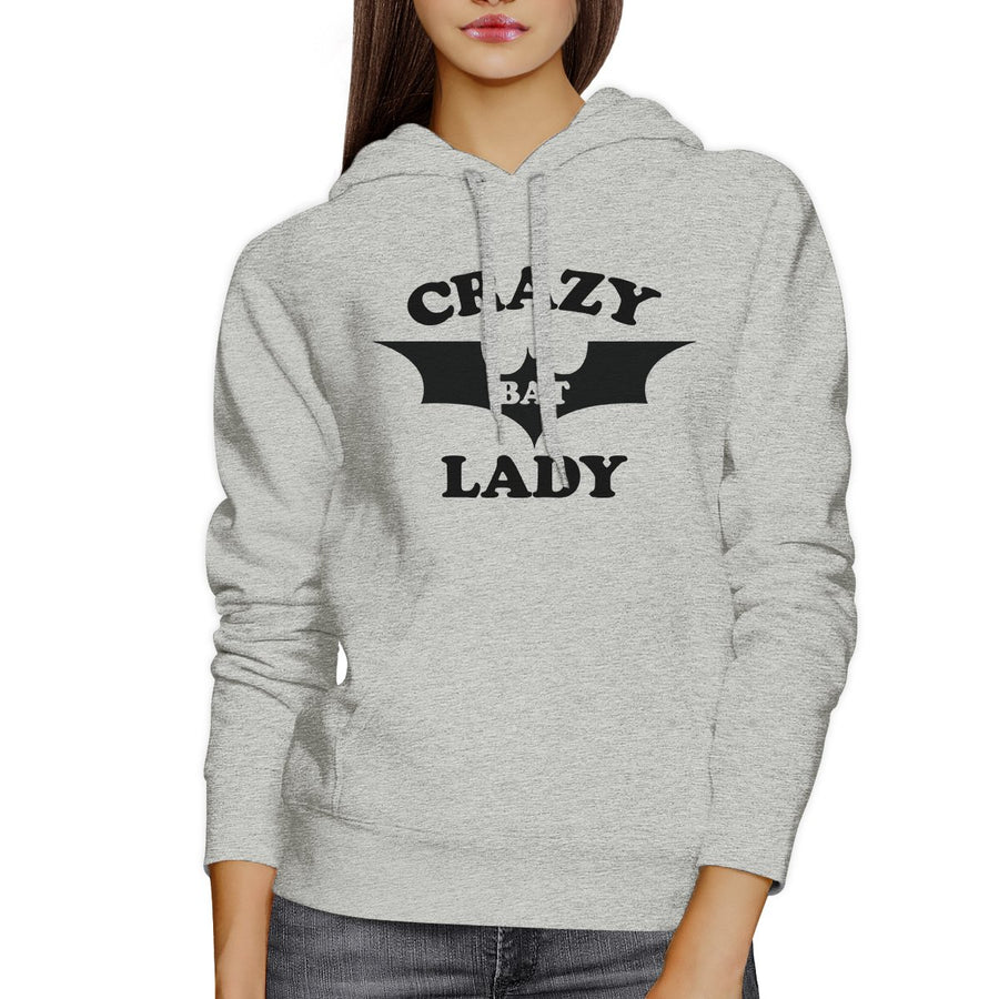 Crazy Bat Lady Grey Hoodie