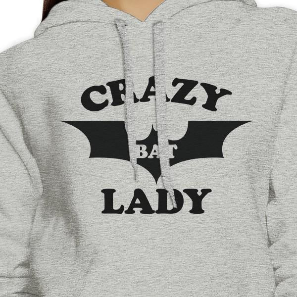 Crazy Bat Lady Grey Hoodie