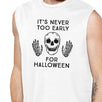 It's Never Too Early For Halloween Mens White Muscle Top