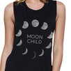 Moon Child Womens Black Muscle Top