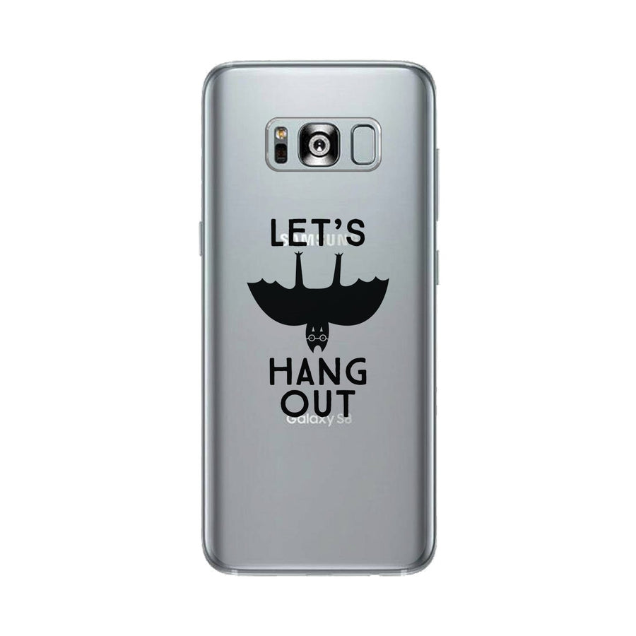 Let's Hang Out Bat Clear Phone Case