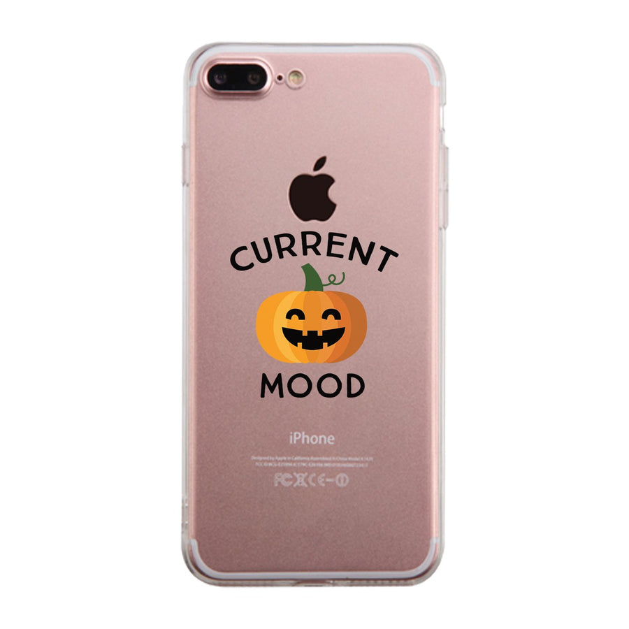 Pumpkin Current Mood Clear Phone Case