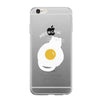 Meowgical Cat And Fried Egg Clear Phone Case