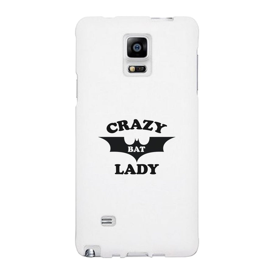 Crazy Bat Lady White Phone Case