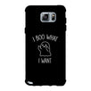 I Boo What I Want Ghost Black Phone Case