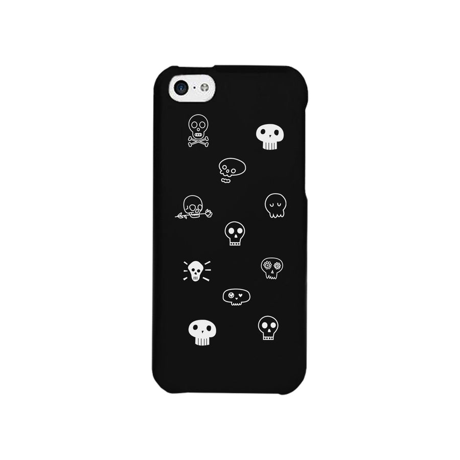 Skull Pattern Black Phone Case