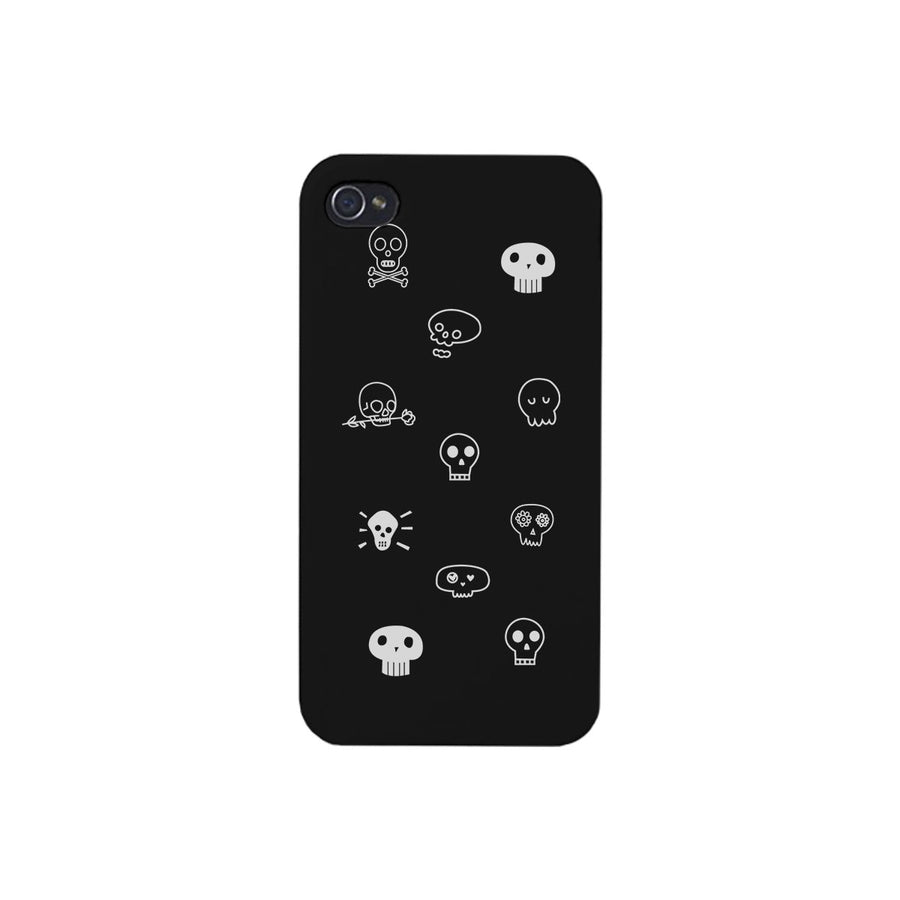 Skull Pattern Black Phone Case