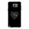 Heart Spider Web Black Phone Case