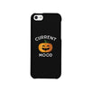 Pumpkin Current Mood Black Phone Case