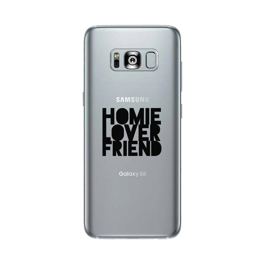 Homie Lover Friend Clear Phone Case