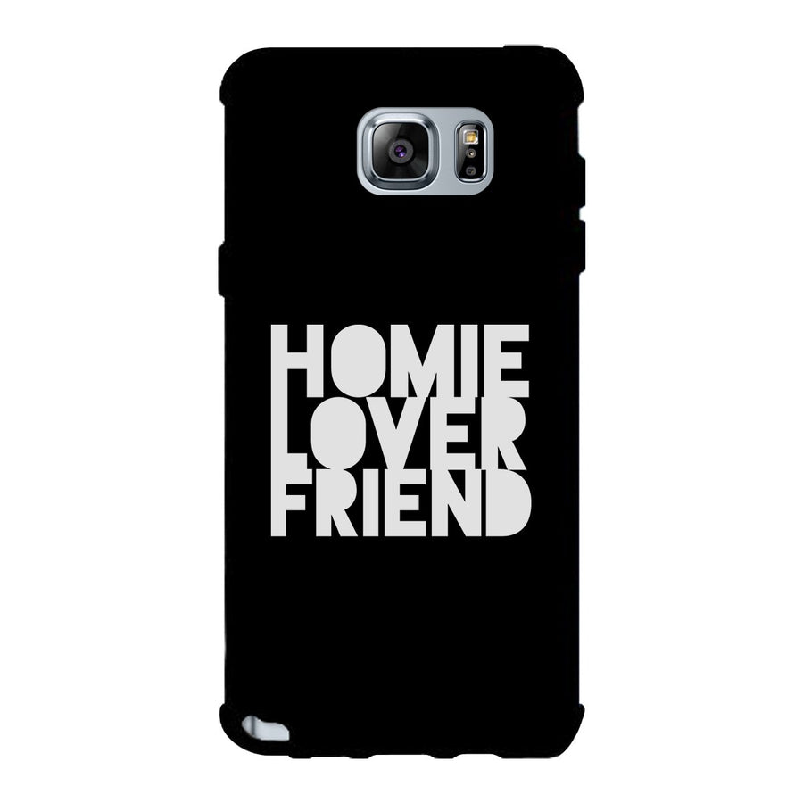 Homie Lover Friend Black Phone Case