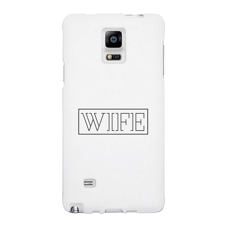 Wife-Right White Phone Case