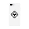 To Heart Target-Right White Phone Case