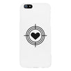 To Heart Target-Right White Phone Case