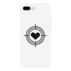 To Heart Target-Right White Phone Case