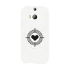 To Heart Target-Right White Phone Case