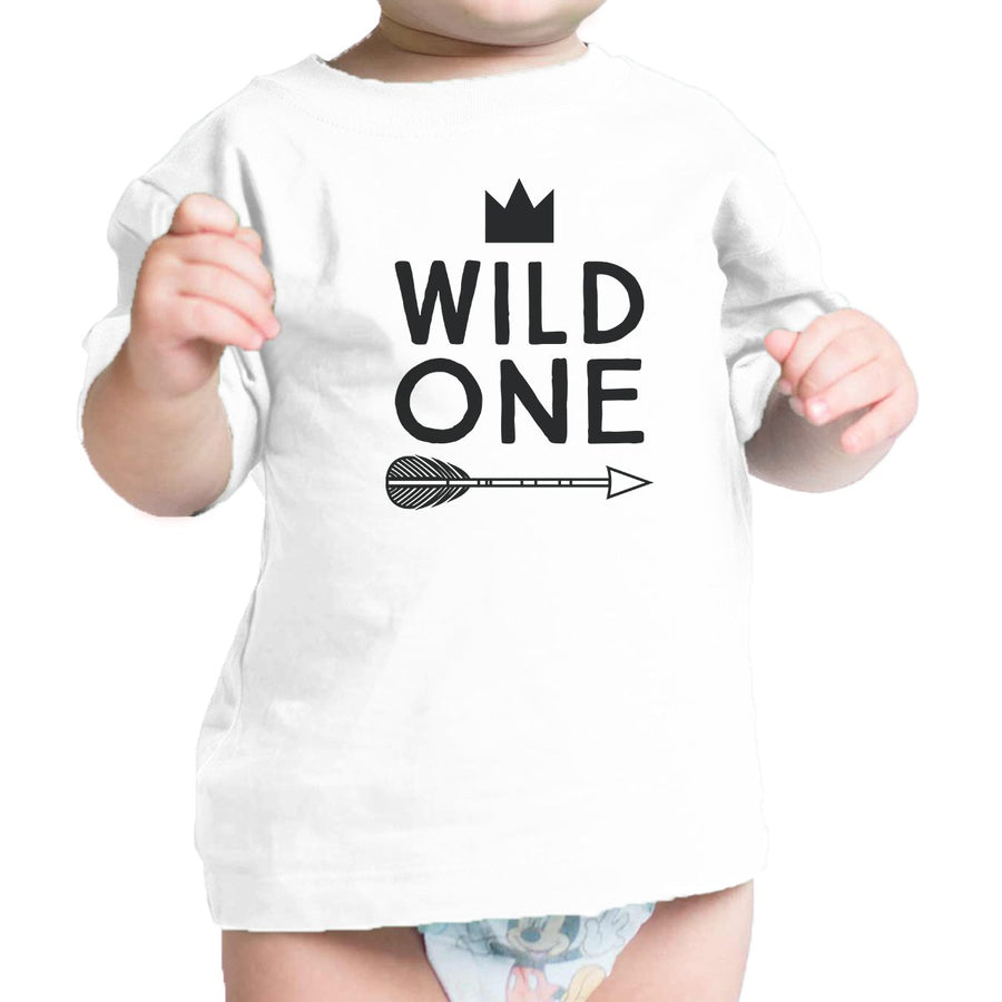 King Wild One Mens White Graphic T-Shirt Fathers Day Gifts For Him