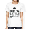 King Wild One Mens White Graphic T-Shirt Fathers Day Gifts For Him