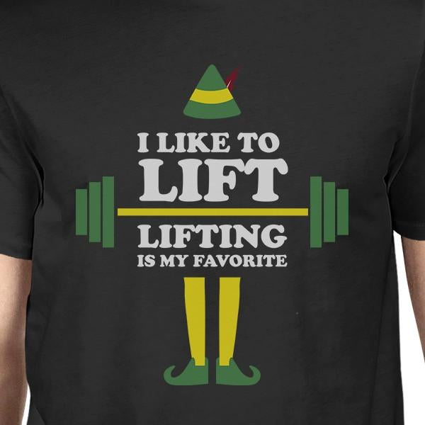 I Like To Lift Lifting Is My Favorite Mens Black Shirt