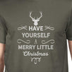 Have Yourself A Merry Little Christmas Mens Dark Grey Shirt