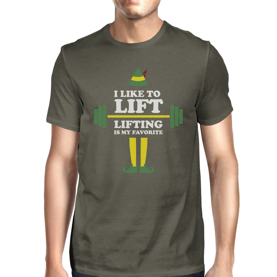 I Like To Lift Lifting Is My Favorite Mens Dark Grey Shirt