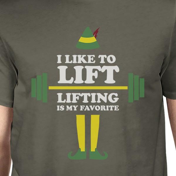 I Like To Lift Lifting Is My Favorite Mens Dark Grey Shirt