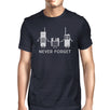 Never Forget Mens Navy Shirt