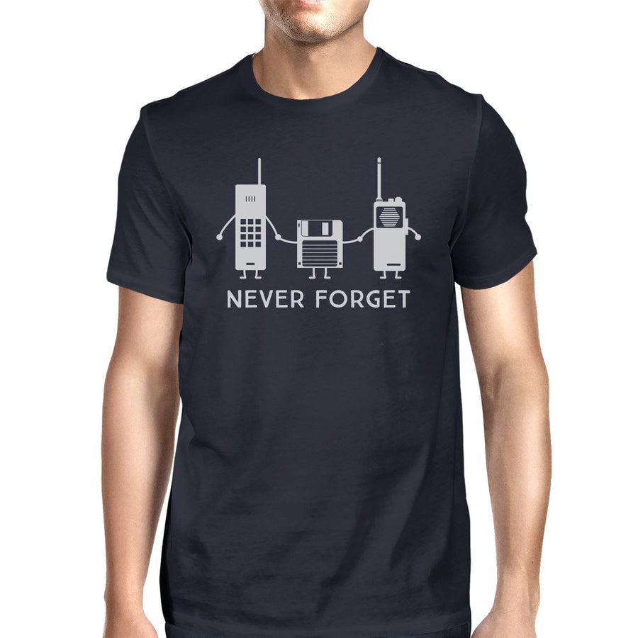 Never Forget Mens Navy Shirt