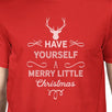 Have Yourself A Merry Little Christmas Mens Red Shirt