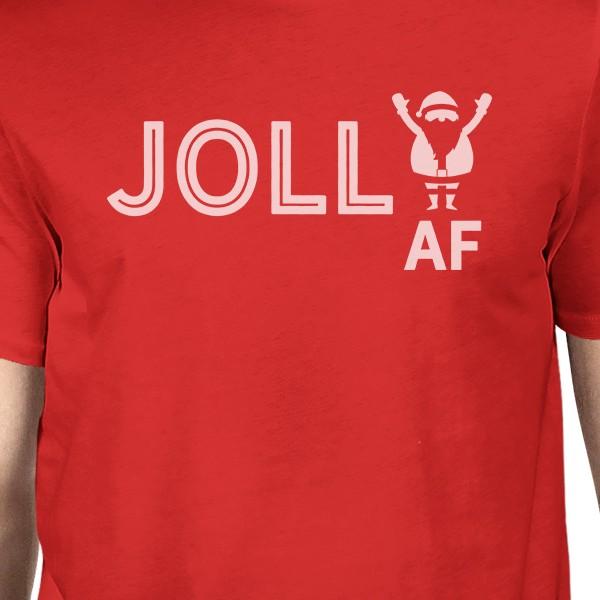 Jolly Af Mens Red Shirt