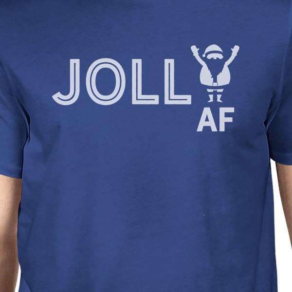 Jolly Af Mens Royal Blue Shirt