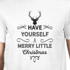 Have Yourself A Merry Little Christmas Mens White Shirt