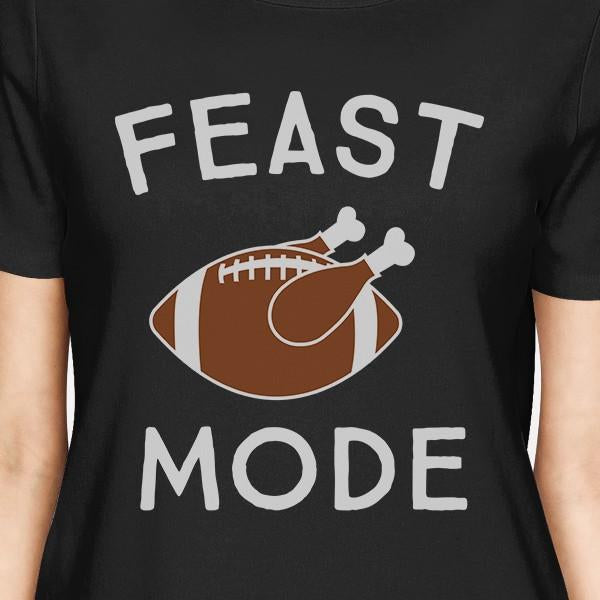 Feast Mode Womens Black Shirt